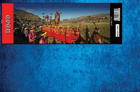 Inti Raymi 2027 Ticket. Roter Bereich